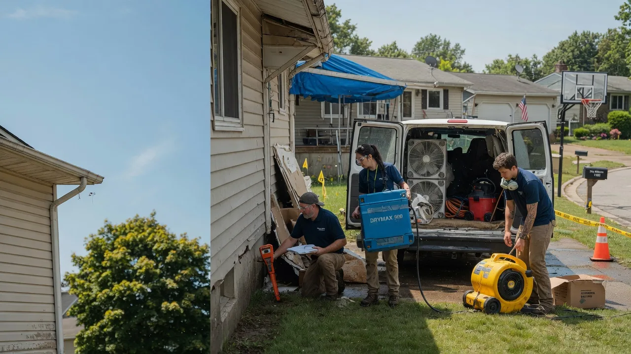 Ceiling Leak Cleanup in Jefferson, WI near me